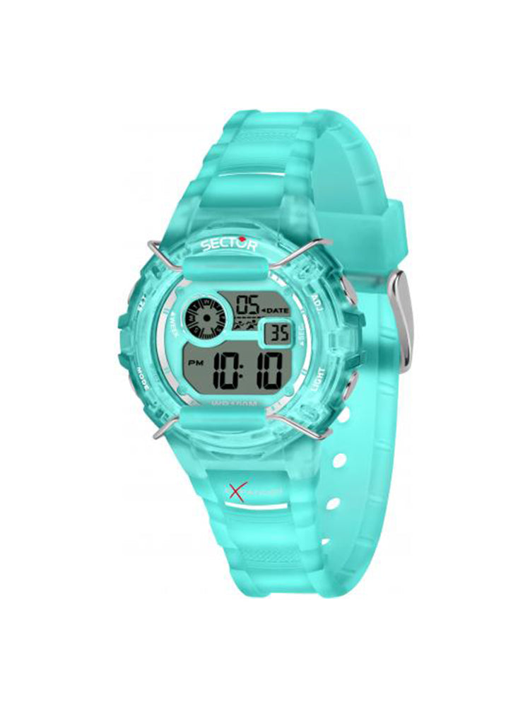 OROLOGIO UOMO DIGITALE EX-05 VERDE FLUO SECTOR