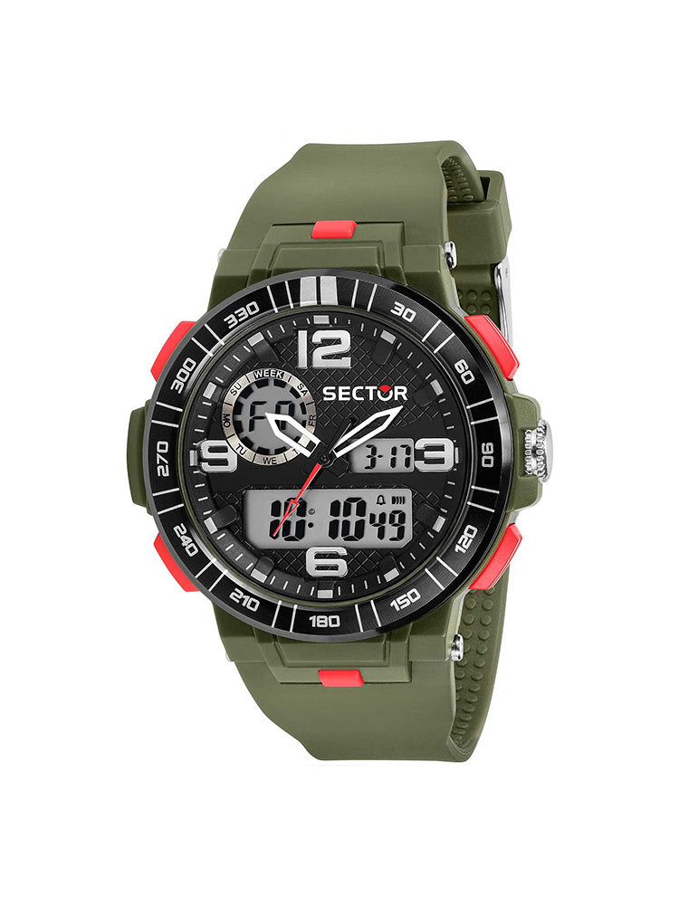 OROLOGIO UOMO DIGITALE EX-28  VERDE SECTOR