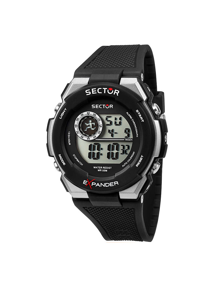 OROLOGIO UOMO DIGITALE EX-10 NERO SECTOR