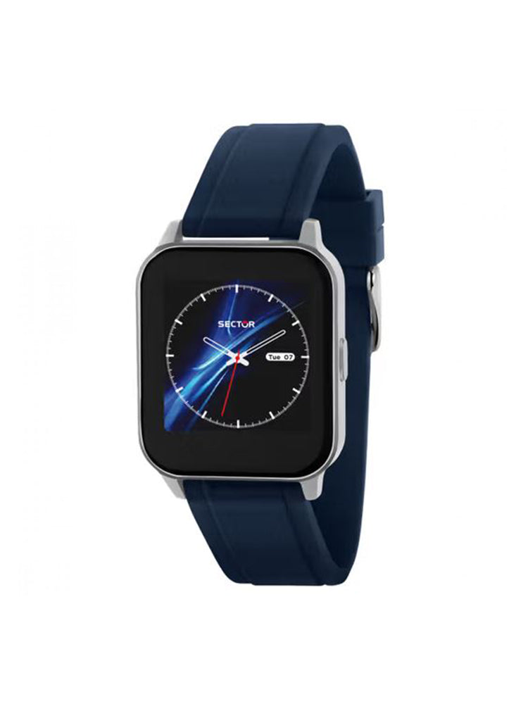 OROLOGIO SMARTWATCH CPN CINTURINO IN SILICONE BLU S-05  SECTOR