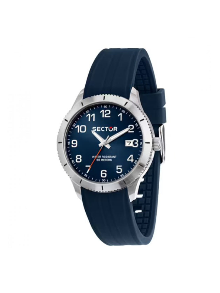 OROLOGIO UOMO SOLO TEMPO IN SILICONE BLU SECTOR