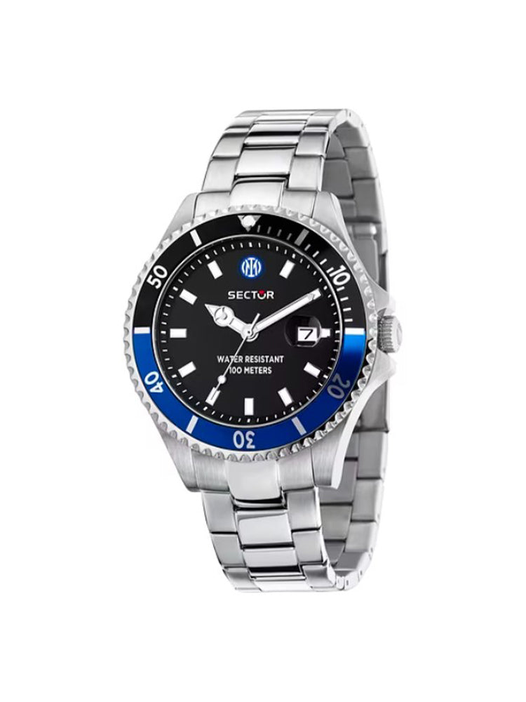 OROLOGIO UOMO SOLO TEMPO IN ACCIAIO INTER X SECTOR