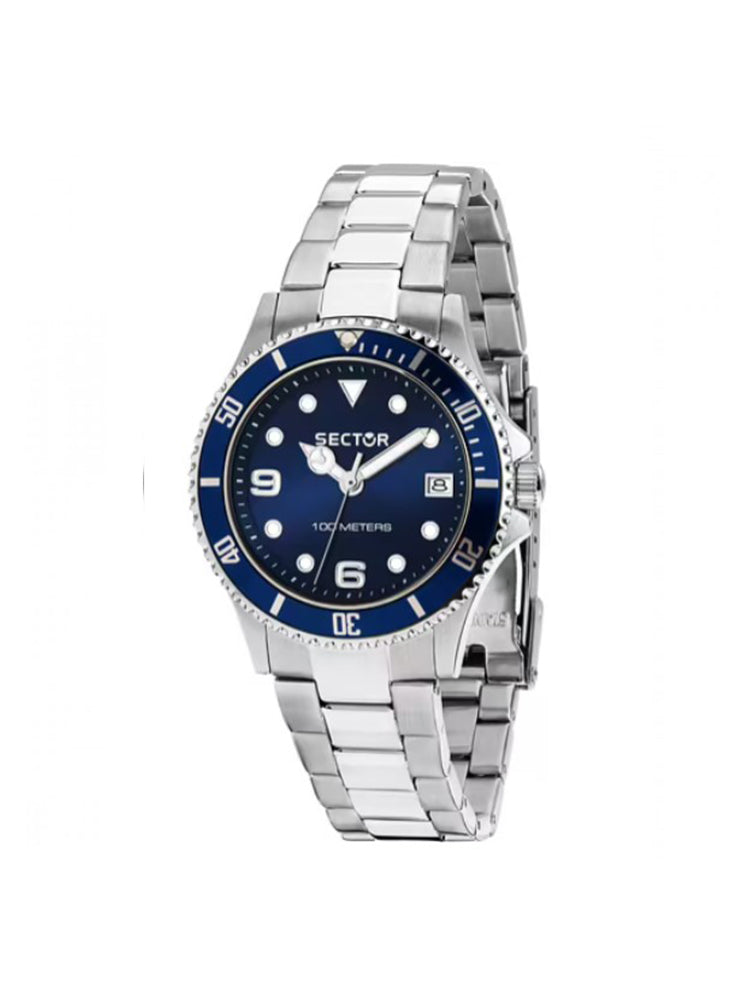 OROLOGIO DONNA SOLO TEMPO CON GHIERA E QUADRANTE BLU SECTOR