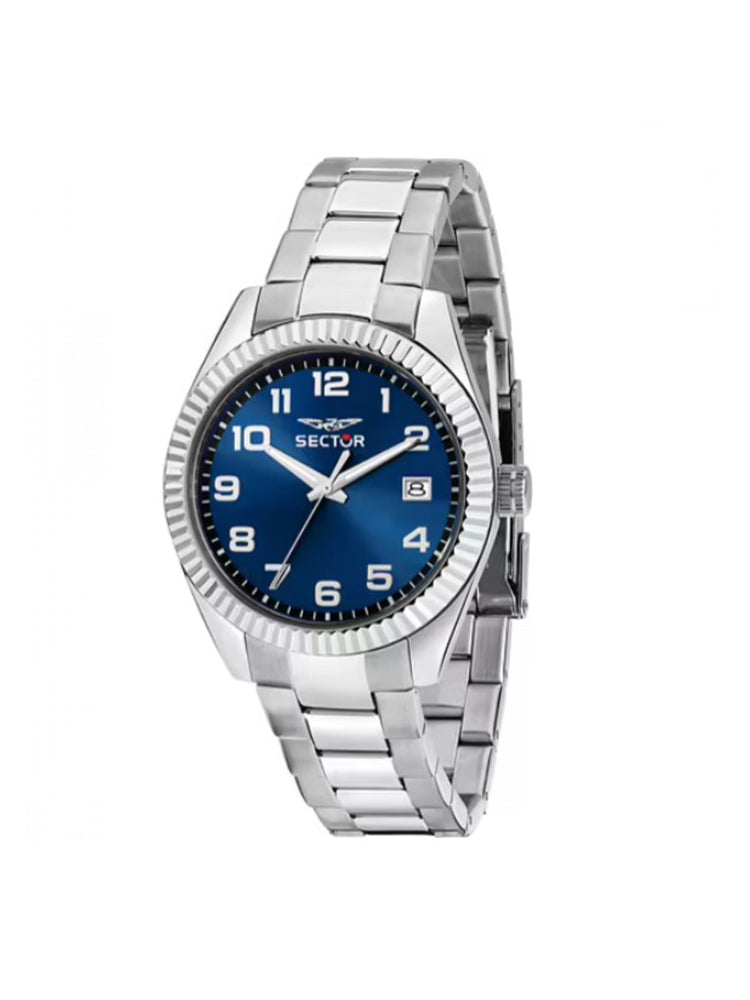 OROLOGIO UOMO SOLO TEMPO IN ACCIAIO 39 MM BLU SECTOR