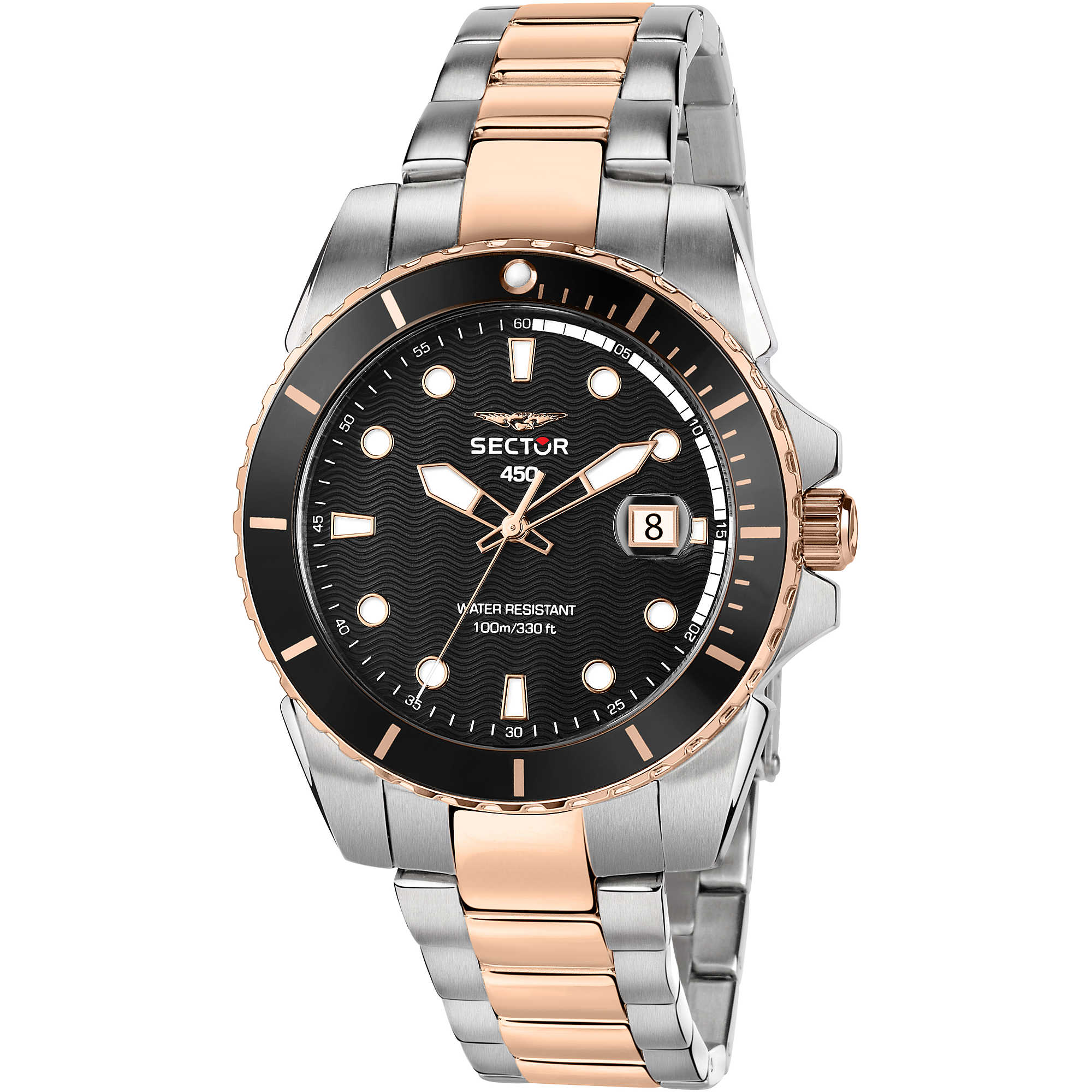 OROLOGIO UOMO SOLO TEMPO 250 BICOLORE SECTOR