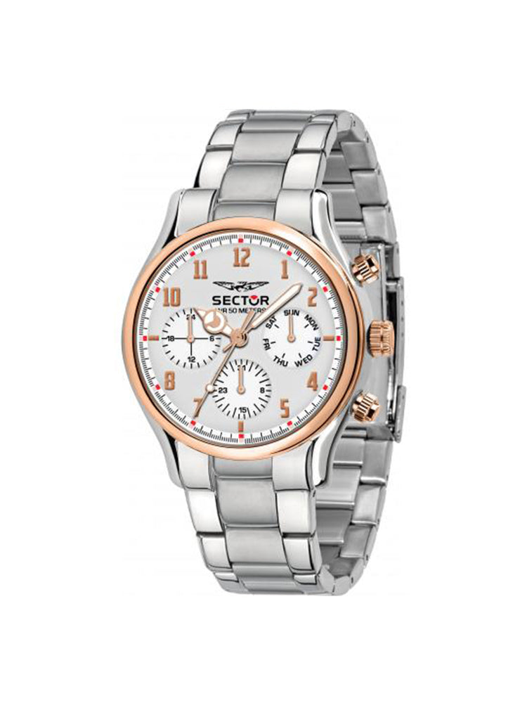 OROLOGIO UOMO MULTIFUNZIONE 660 ACCIAIO SECTOR