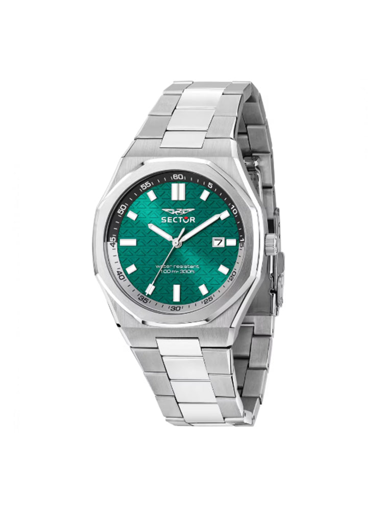OROLOGIO UOMO OTTO150 SOLO TEMPO CON QUADRANTE VERDE SECTOR