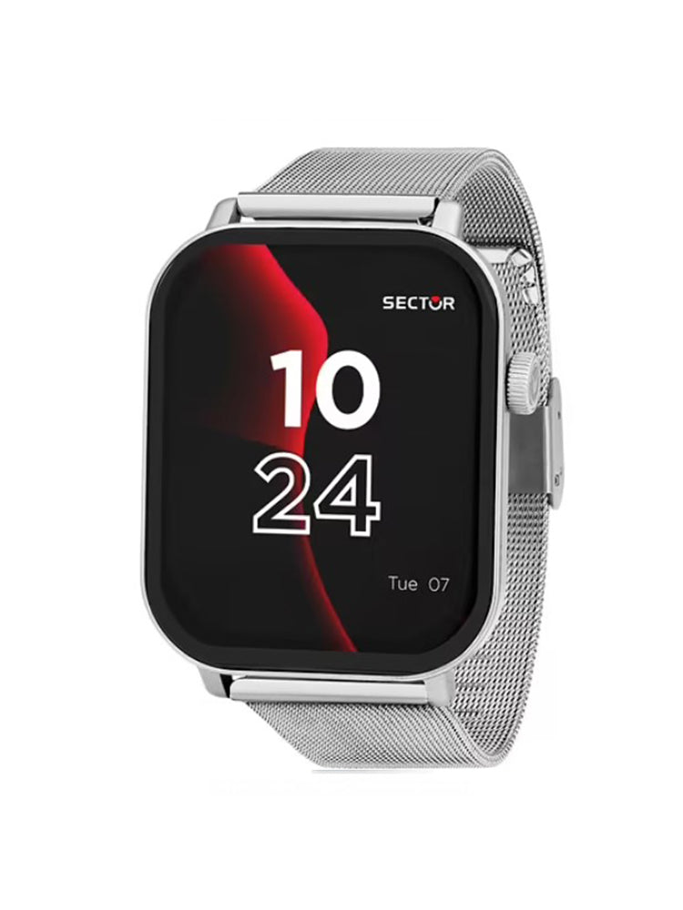 OROLOGIO SMARTWATCH UOMO IN ACCIAIO MAGLIA MILANO S-07 SECTOR
