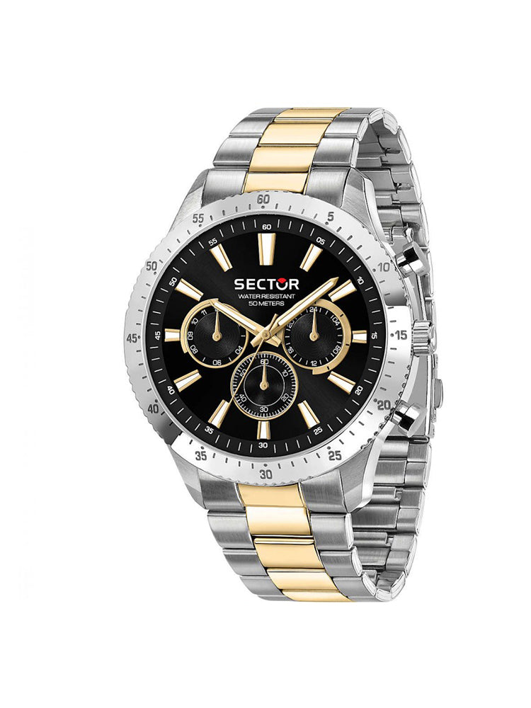 OROLOGIO UOMO CRONOGRAFO 270 IN ACCIAIO BICOLORE SECTOR