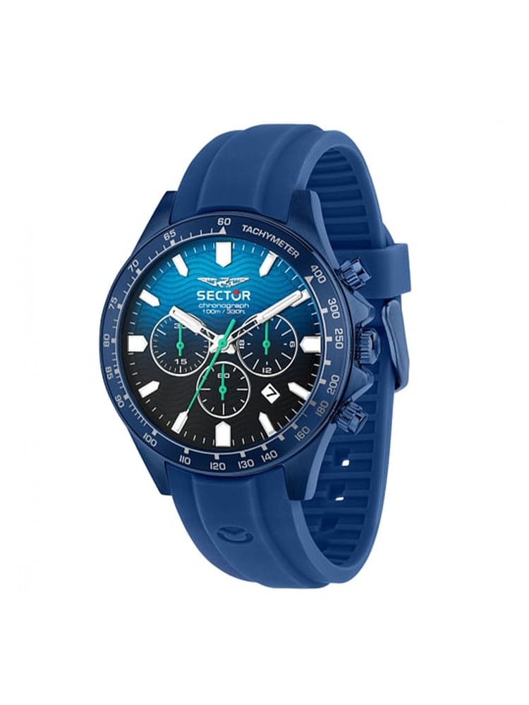 OROLOGIO UOMO CRONO 230 CON CINTURINO IN SILICONE BLU SECTOR