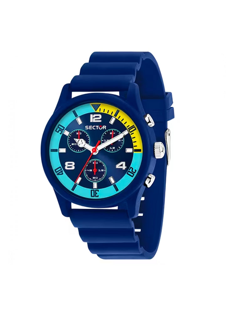 OROLOGIO UOMO SOLO TEMPO H2O IN SILICONE BLU SECTOR