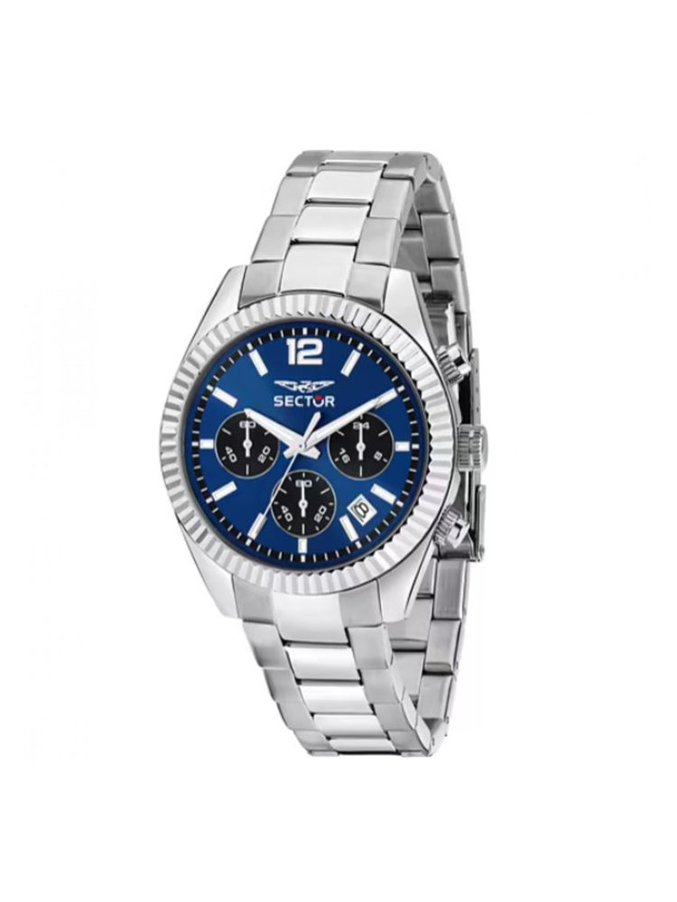 OROLOGIO UOMO CRONOGRAFO 39 MM IN ACCIAIO E QUADRANTE BLU SECTOR