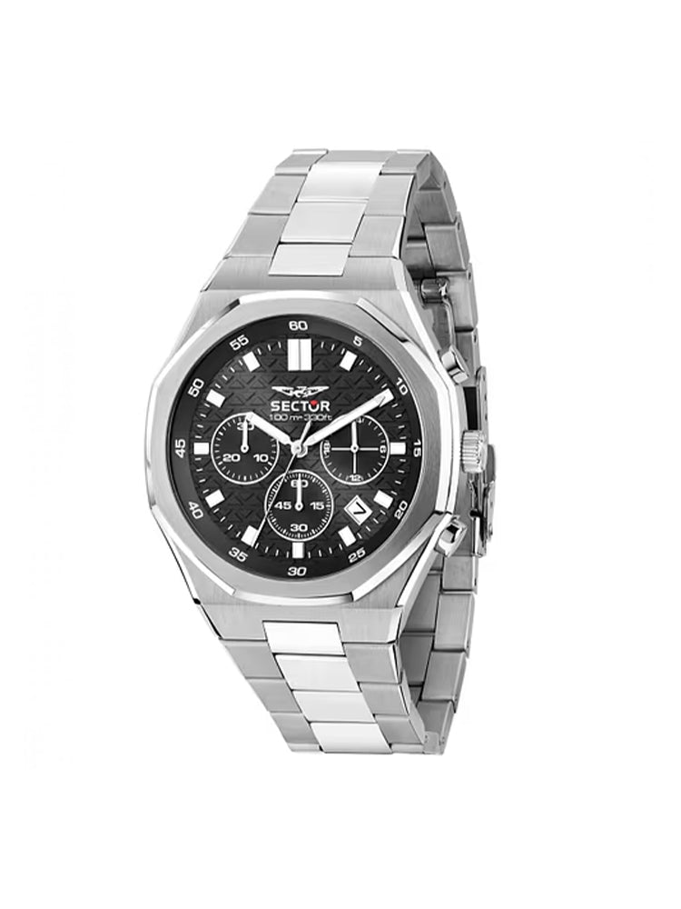 OROLOGIO UOMO OTTO150 IN CRONOGRAFO IN ACCIAIO SECTOR