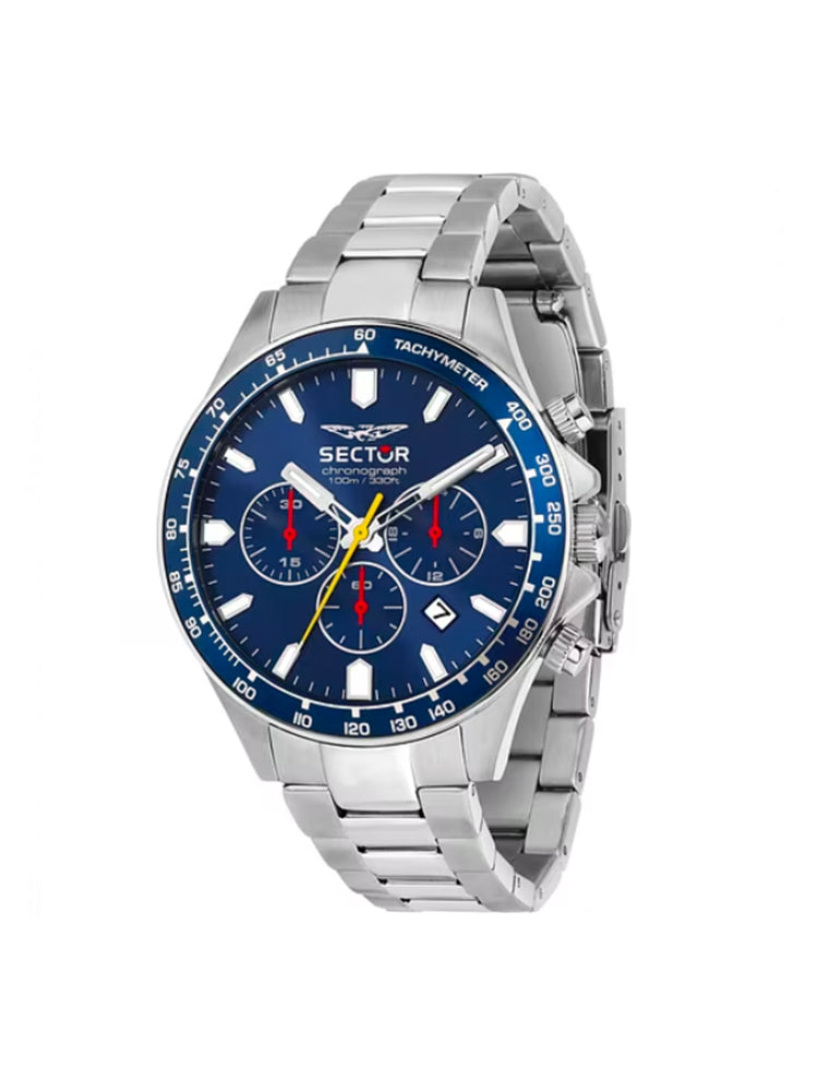 OROLOGIO UOMO CRONO 230 CON GHIERA E QUADRANTE BLU SECTOR