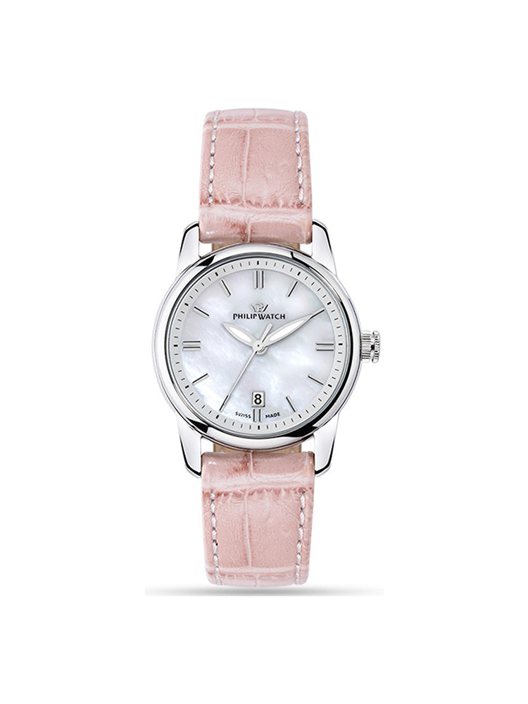 OROLOGIO DONNA SOLO TEMPO KENT IN PELLE ROSA PHILIP WATCH