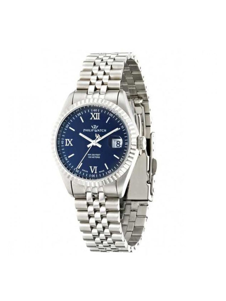 OROLOGIO DONNA SOLO TEMPO CARIBE IN ACCIAIO CON QUADRANTE BLU E NUMERI ROMANI PHILIP WATCH