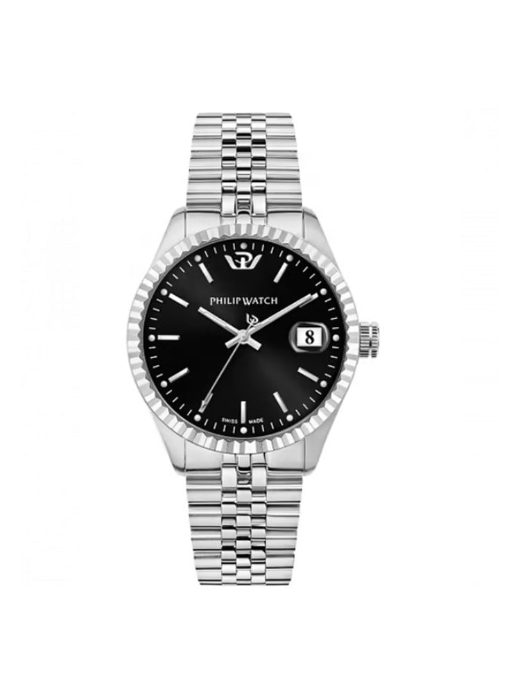 OROLOGIO UOMO CARIBE SOLO TEMPO CON QUADRANTE NERO PHILIP WATCH