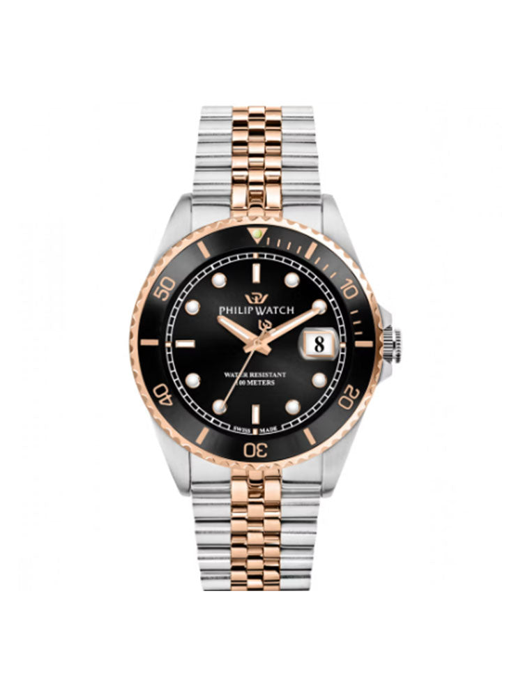 OROLOGIO UOMO CARIBE SPORT IN ACCIAIO BICOLORE ROSA PHILIP WATCH