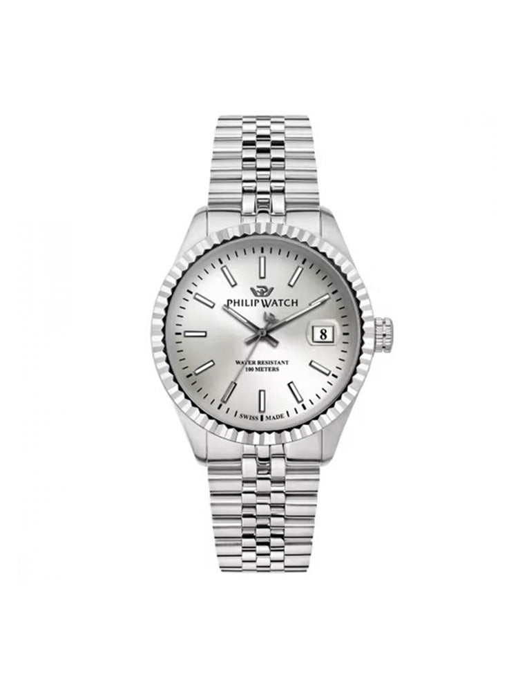 OROLOGIO UOMO SOLO TEMPO CARIBE SILVER PHILIP WATCH