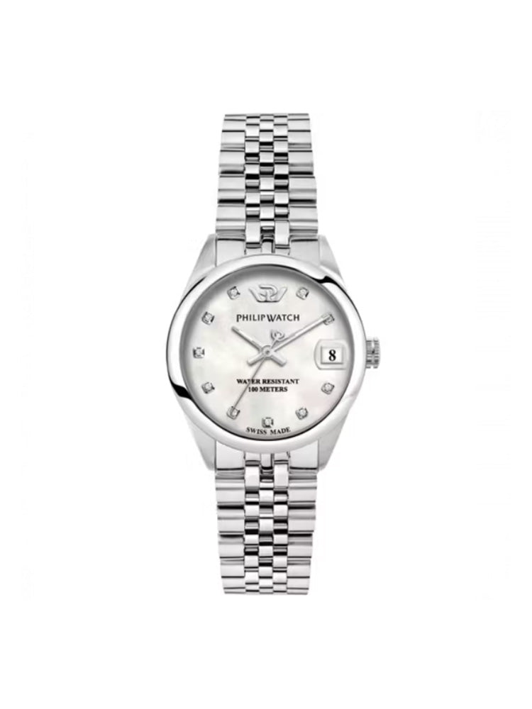OROLOGIO DONNA CARIBE CON QUADRANTE SILVER E DIAMANTINI PHILIP WATCH