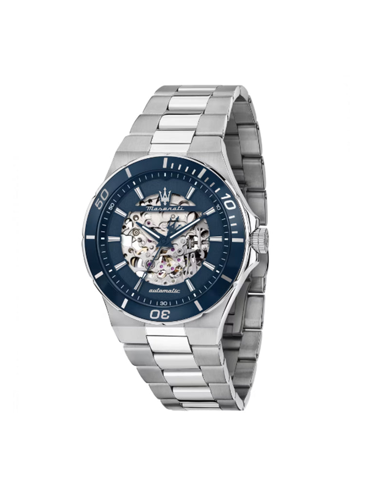 OROLOGIO UOMO SFIDA AUTOMATICO CON QUADRANTE BLU MASERATI