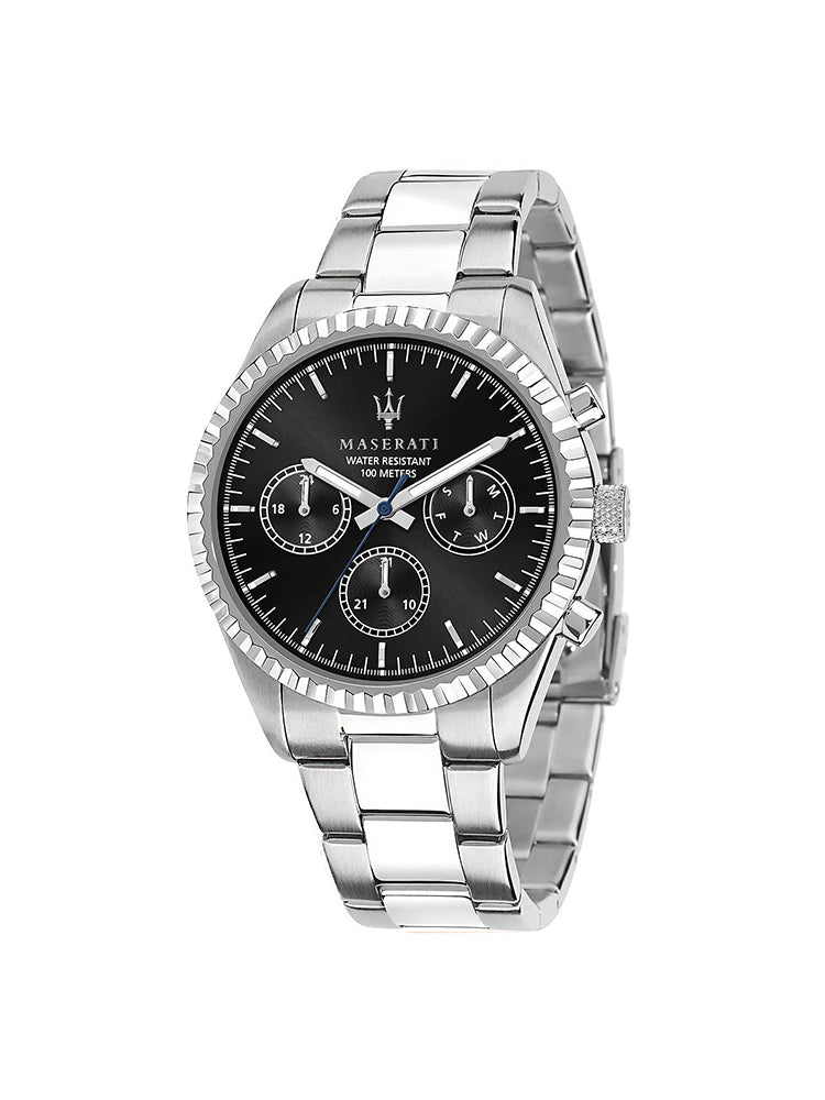 OROLOGIO UOMO MULTIFUNZIONE COMPETIZIONE IN ACCIAIO MASERATI