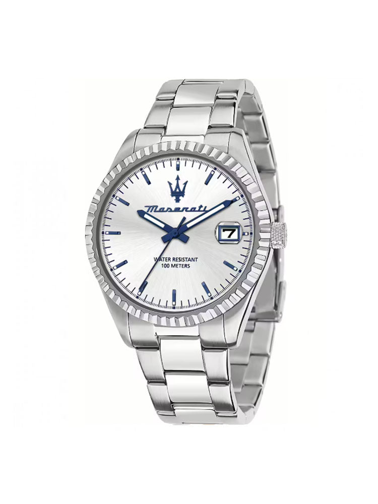 OROLOGIO UOMO COMPETIZIONE SOLO TEMPO CON INDICI BLU MASERATI