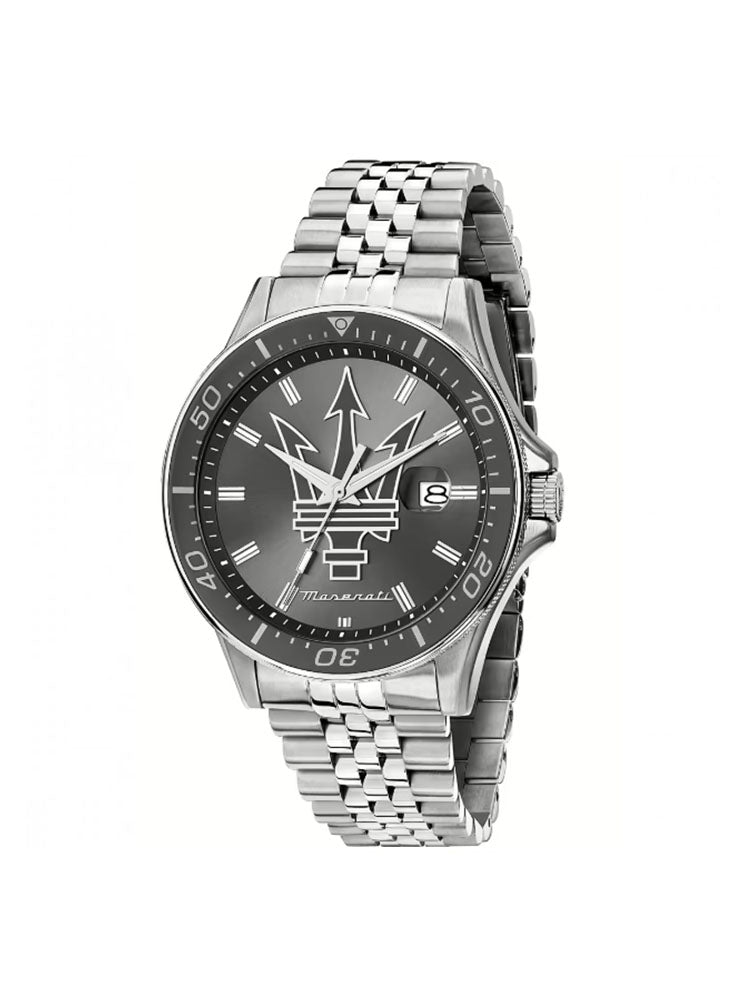 OROLOGIO UOMO SFIDA CRONOGRAFO IN ACCIAIO CON QUADRANTE GRIGIO 44 MM MASERATI