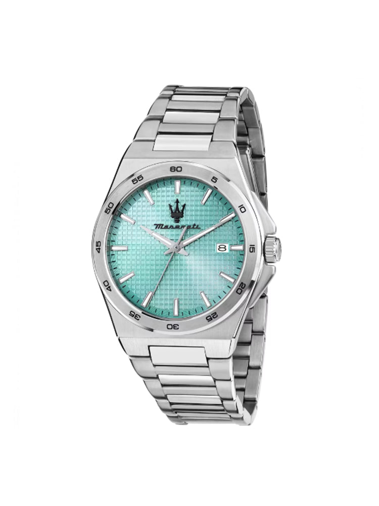 OROLOGIO UOMO VELOCITA' CON QUADRANTE VERDE ACQUA MASERATI