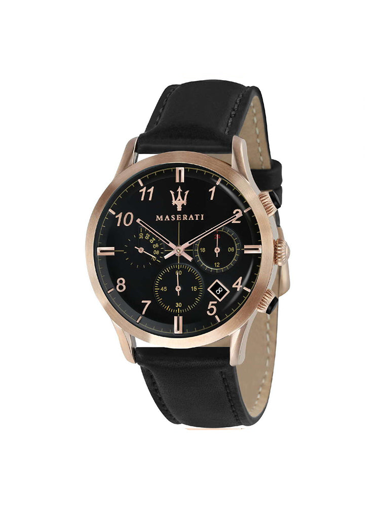 OROLOGIO UOMO CRONOGRAFO RICORDO NERO MASERATI