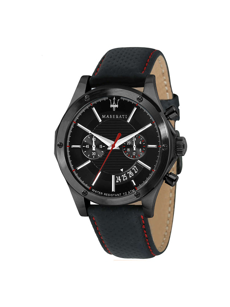 OROLOGIO UOMO CRONOGRAFO CIRCUITO, NERO MASERATI