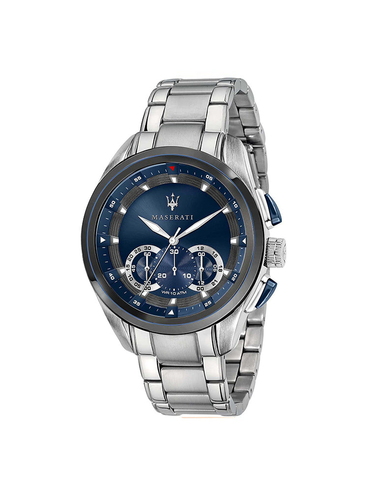 OROLOGIO UOMO CRONOGRAFO TRAGUARDO IN ACCIAIO MASERATI