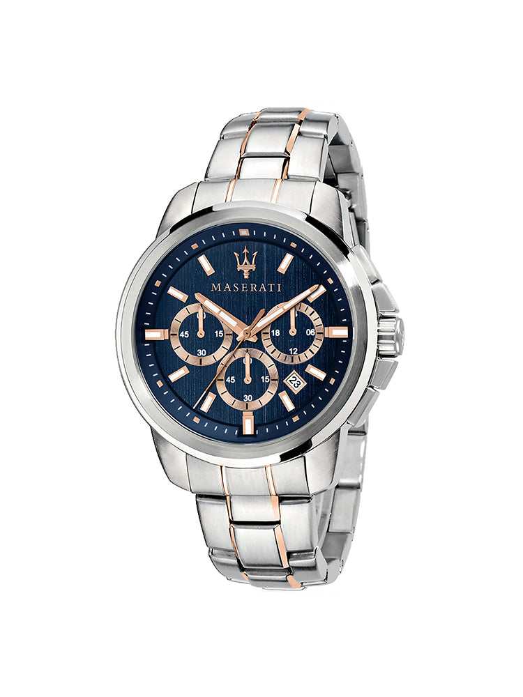 OROLOGIO UOMO CRONOGRAFO SUCCESSO IN ACCIAIO MASERATI