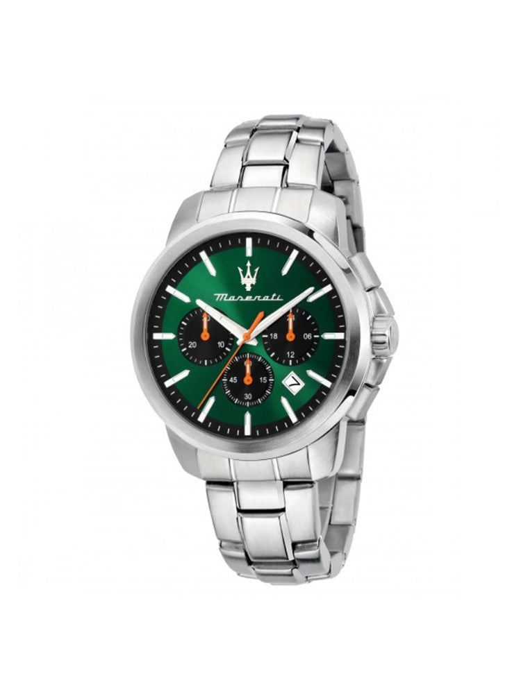 OROLOGIO UOMO CRONOGRAFO CON QUADRANTE VERDE MASERATI