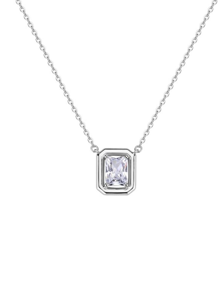 COLLANA DONNA PUNTO LUCE RETTANGOLARE ANNA ROSATO