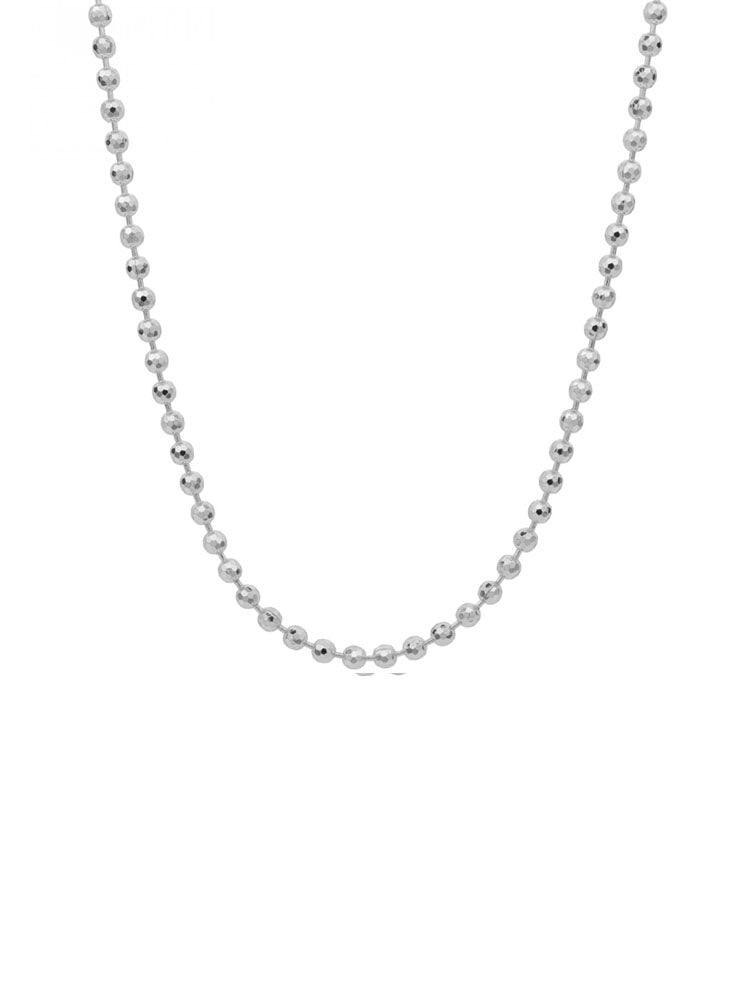 COLLANA DONNA STORIE COMPONIBILE IN ARGENTO CON SFERE ROSATO