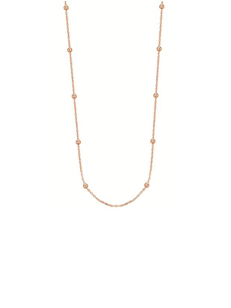 COLLANA DONNA IN ARGENTO COLOR ORO ROSA STORIE ROSATO