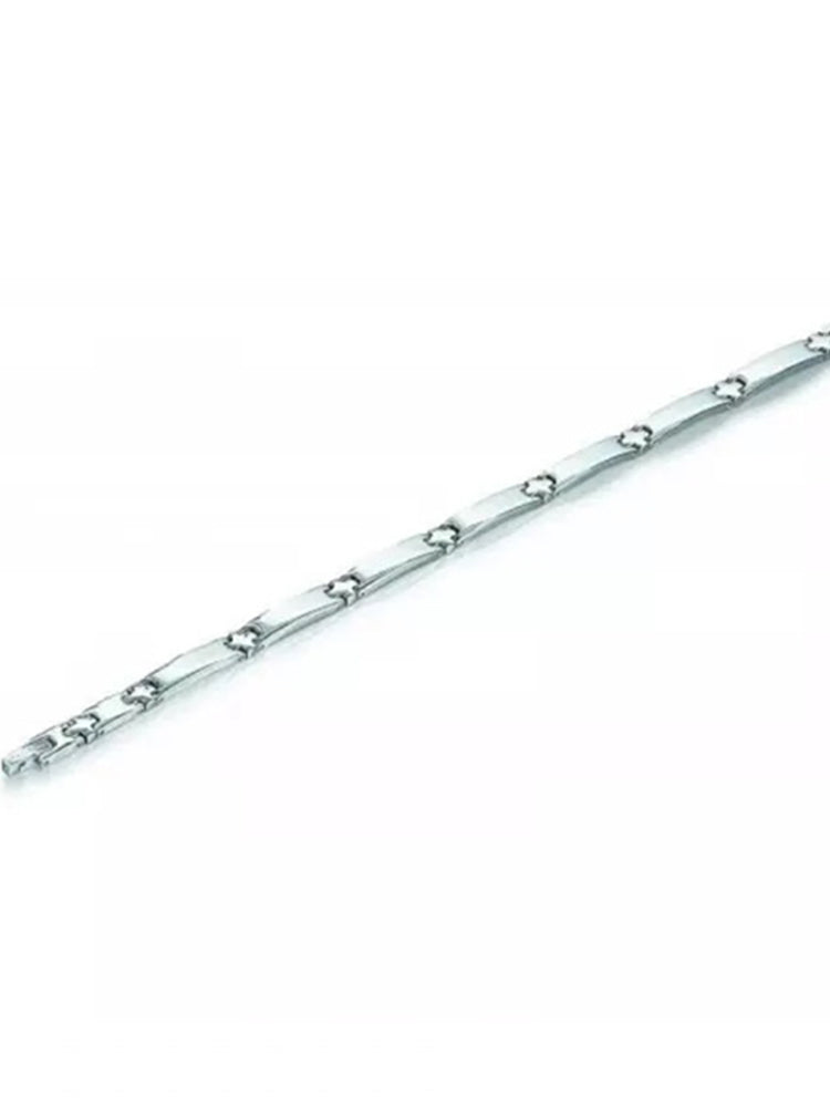BRACCIALE UOMO CROSS IN ACCIAIO SILVER MORELLATO
