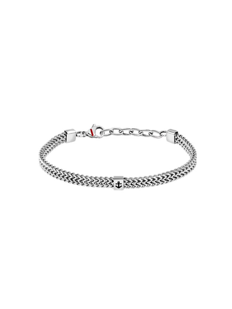 BRACCIALE UOMO MARINE IN ACCIAIO CON ANCORA SECTOR