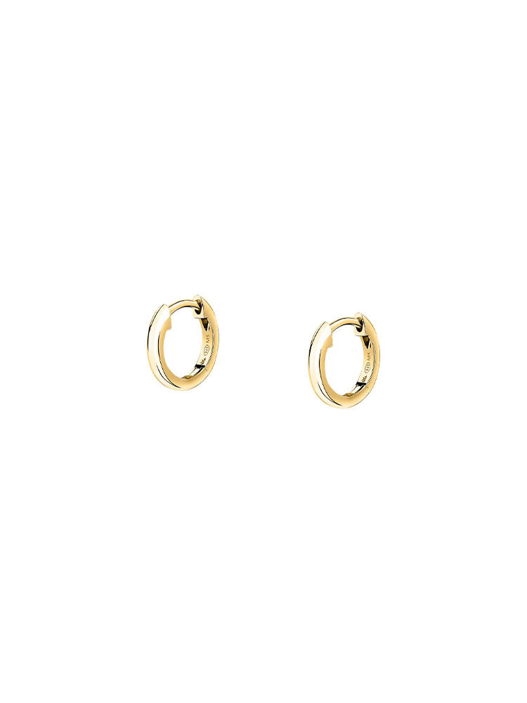 ORECCHINI DONNA IN ARGENTO A CERCHIO FINITURA ORO COLLEZIONE TESORI MORELLATO