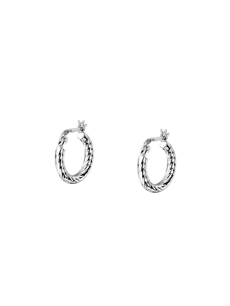 ORECCHINI DONNA IN ARGENTO A CERCHIO COLLEZIONE TESORI MORELLATO