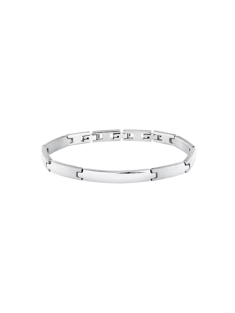BRACCIALE UOMO IN ACCIAIO A BARRE MORELLATO