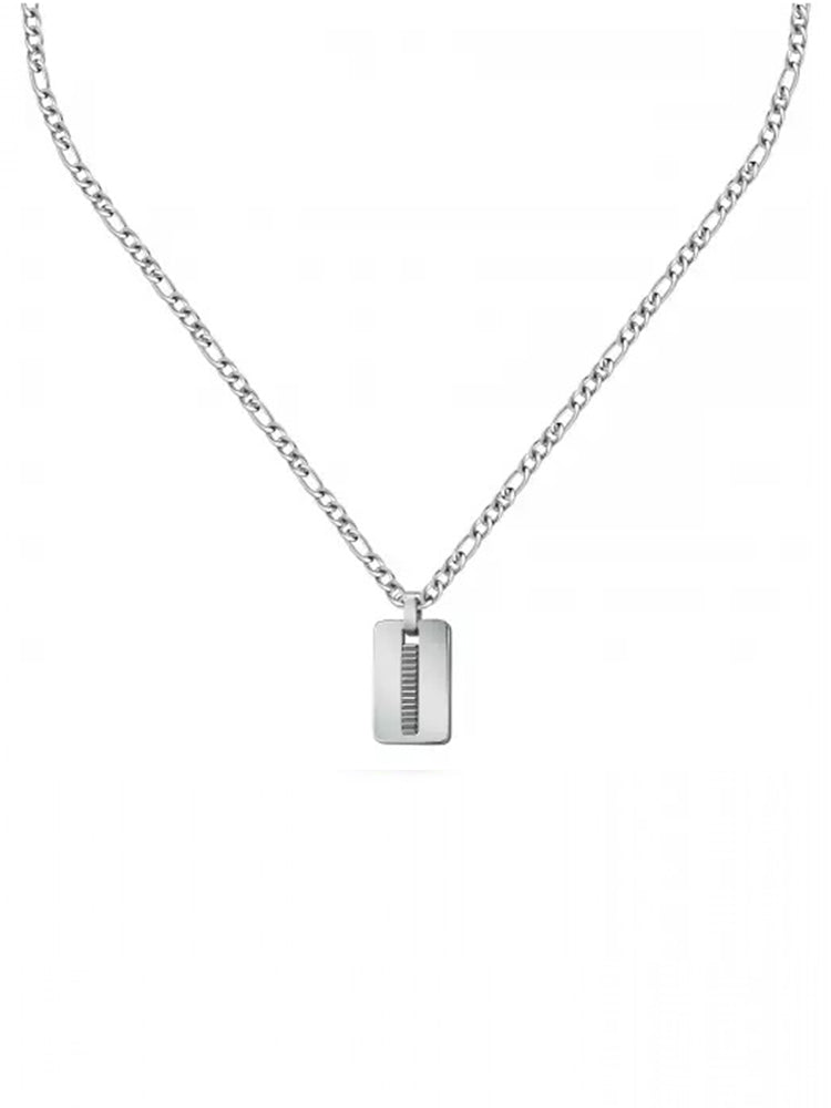 COLLANA UOMO MOTOWN IN ACCIAIO SILVER MORELLATO