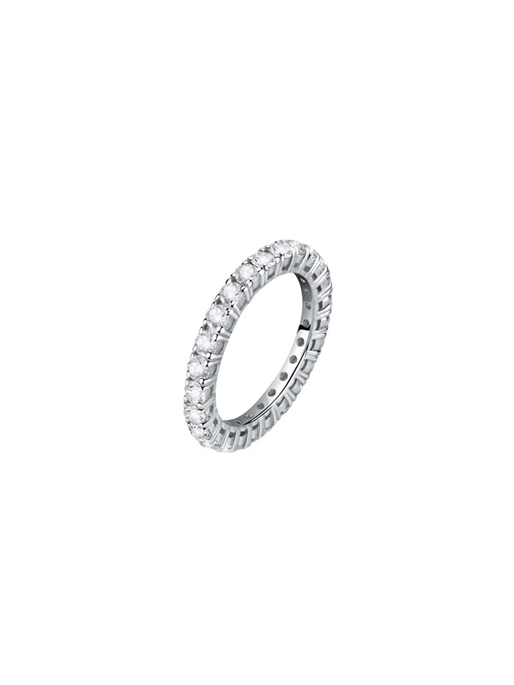 ANELLO DONNA SCINTILLE GIRODITO IN ARGENTO CON ZIRCONI BIANCHI MIS 16 MORELLATO