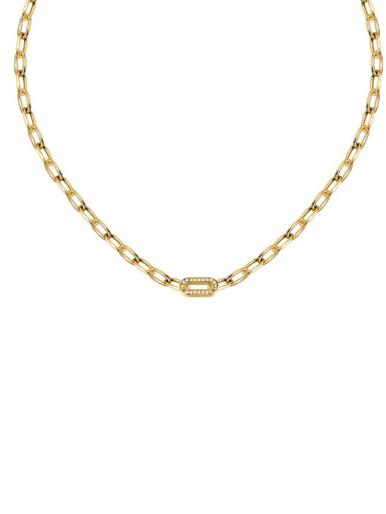 COLLANA DONNA A CATENA DORATA MORELLATO