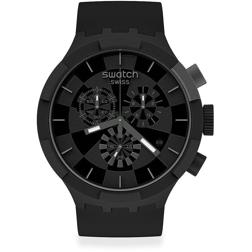OROLOGIO UOMO CRONOGRAFO CHECKPOINT BLACK SWATCH