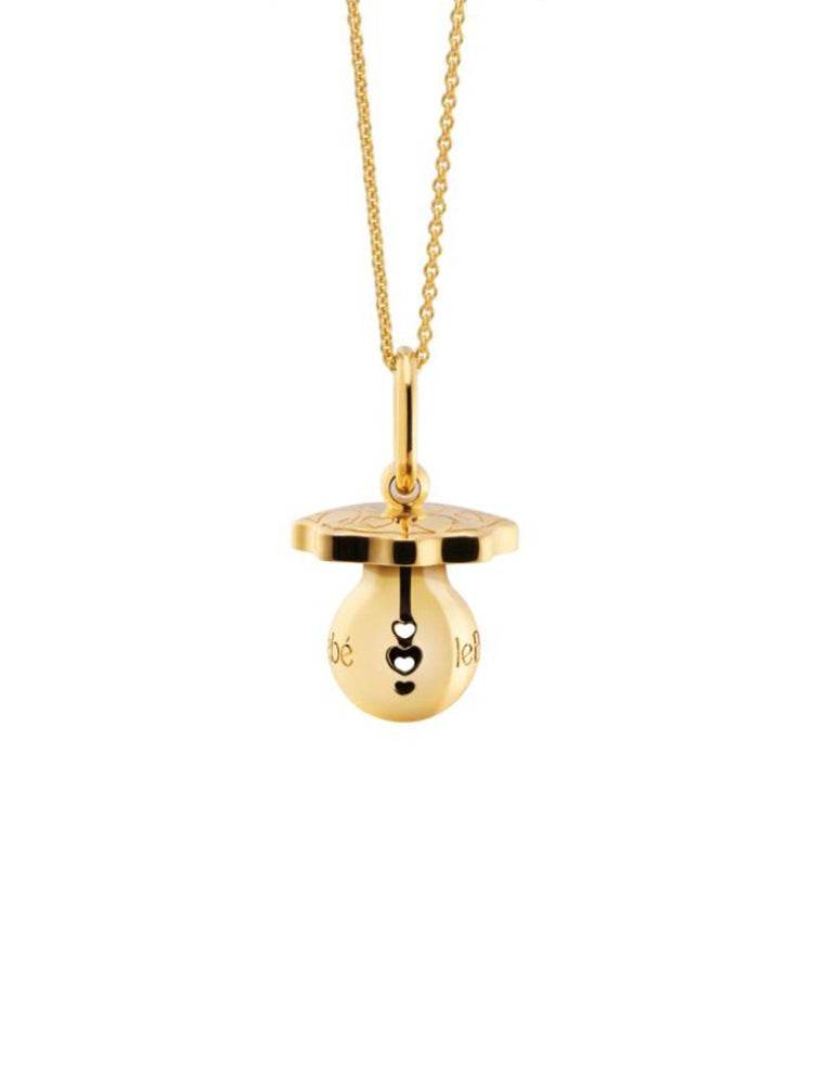 COLLANA DONNA SUONAMORE IN ARGENTO PLACCATO ORO CIUCCIO LE BEBE'