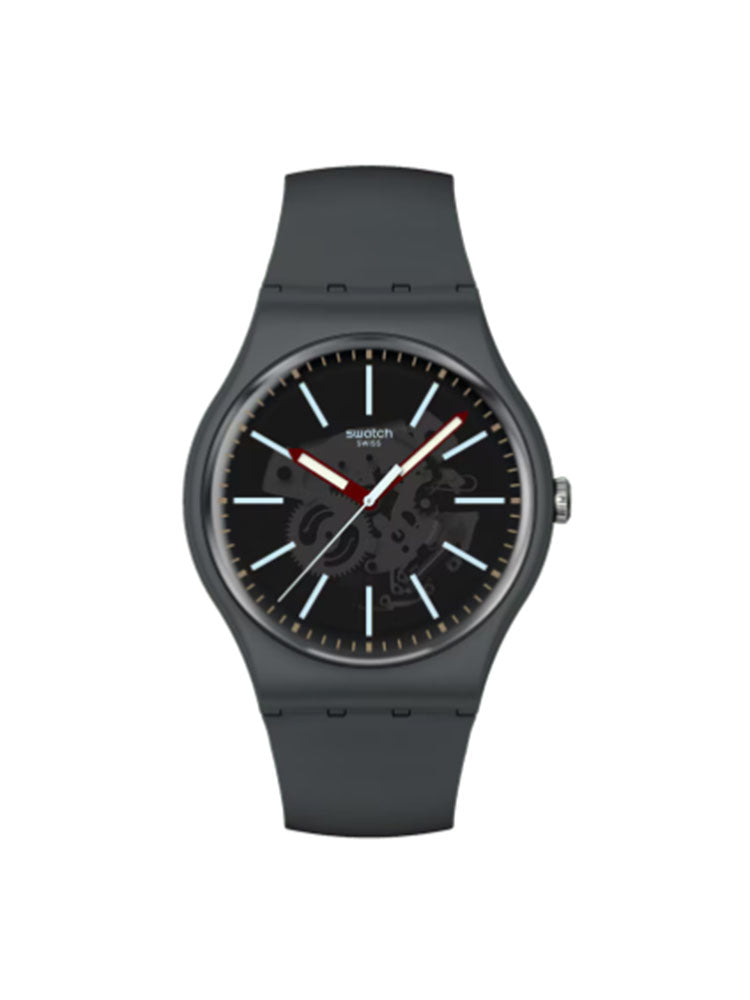 OROLOGIO UOMO COBLESTONE STREET GRIGIO SCURO SWATCH