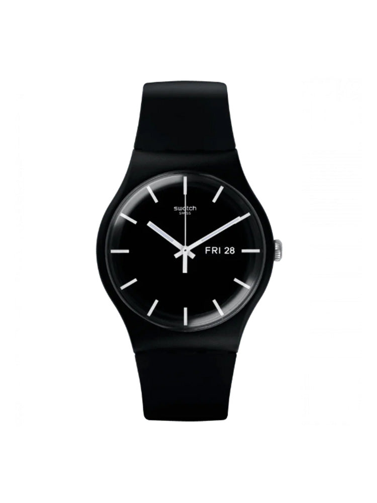 OROLOGIO UOMO MONO BLACK SWATCH