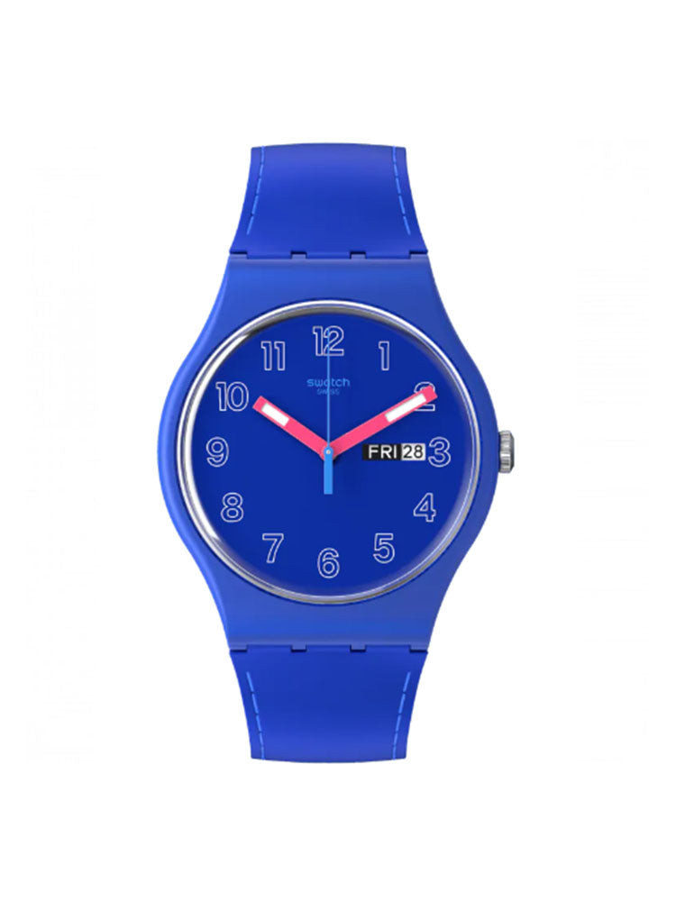OROLOGIO UOMO COBALT DISCO BLU SWATCH